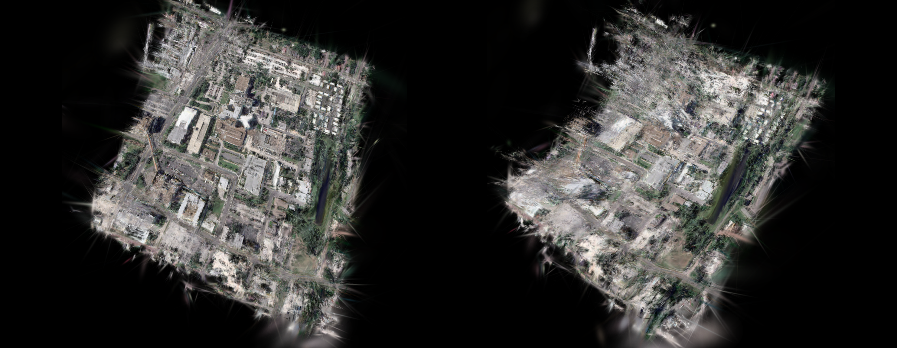 Rendered results of 3DGS