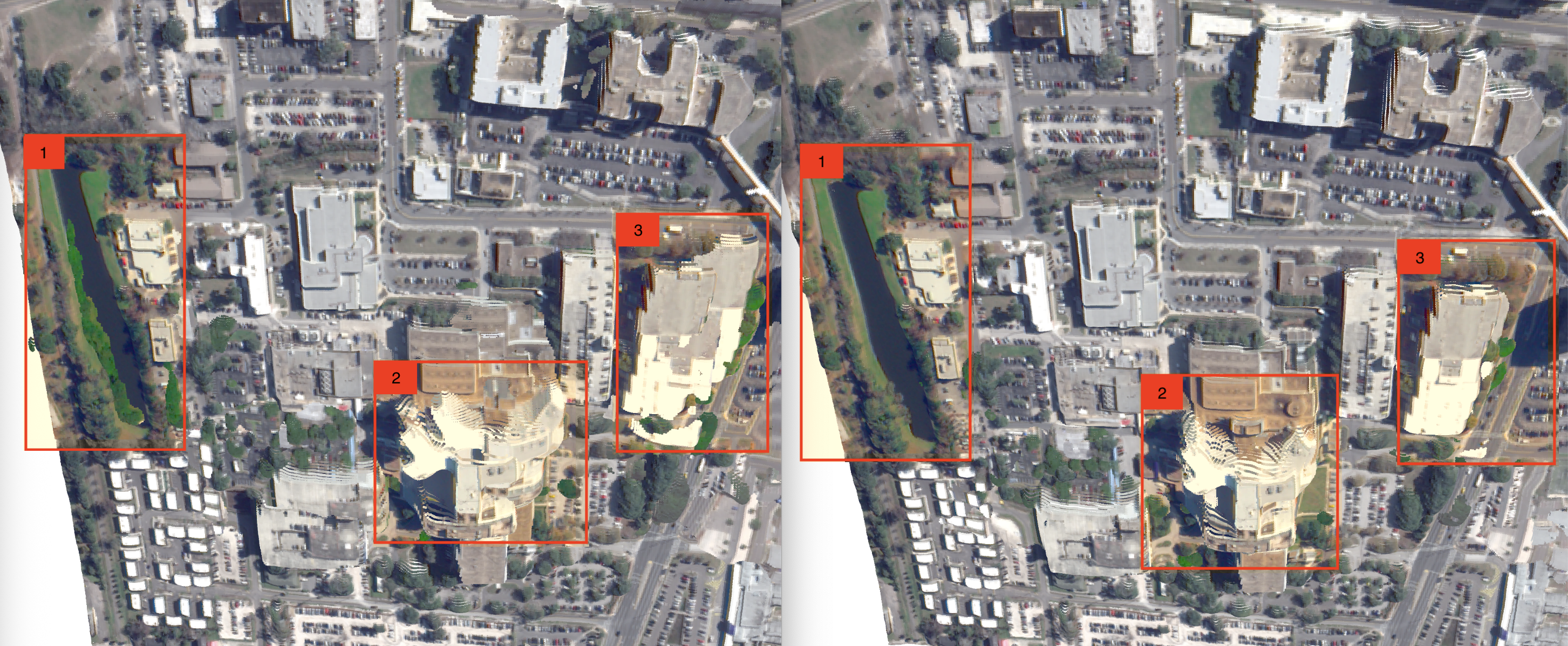 Visualization of VGGT and VGGT + Bundle Adjustment